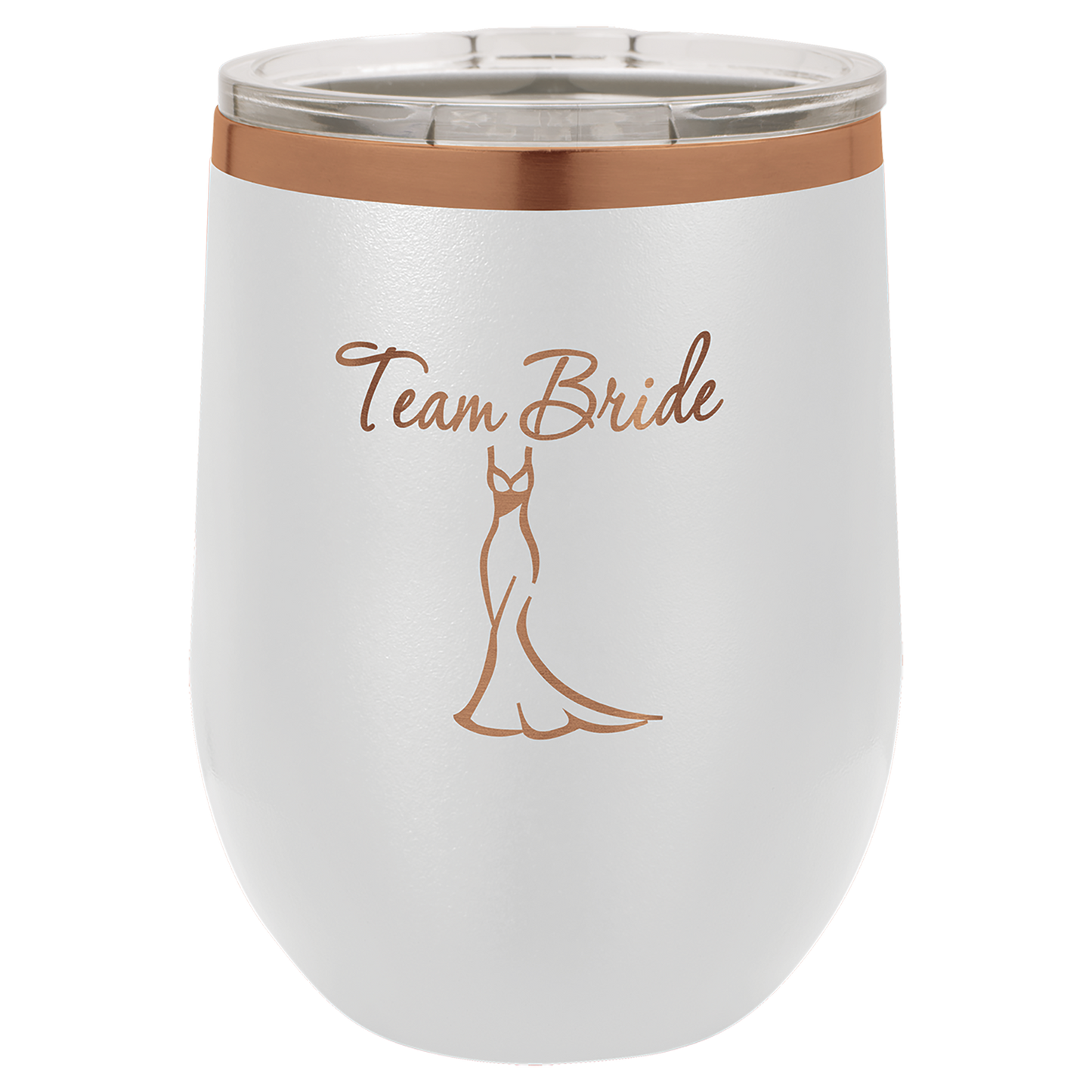 Custom Laser Engraved 12oz Stainless Steel Wine Tumbler - Upload Your Logo, Brand, or Image