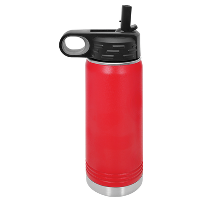 Custom Laser Engraved Stainless Steel Water Bottle 20oz 32oz 40oz - Upload Your Logo, Brand, or Image