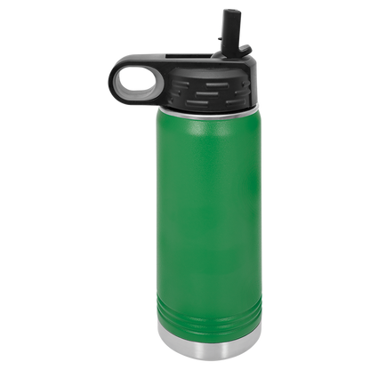 Custom Laser Engraved Stainless Steel Water Bottle 20oz 32oz 40oz - Upload Your Logo, Brand, or Image