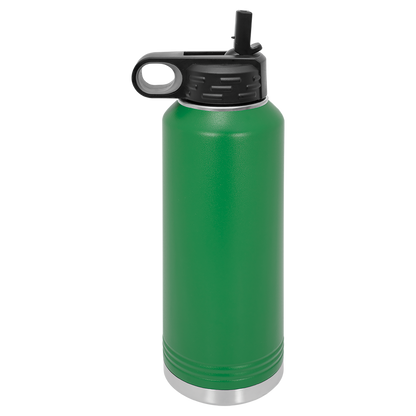 Custom Laser Engraved Stainless Steel Water Bottle 20oz 32oz 40oz - Upload Your Logo, Brand, or Image