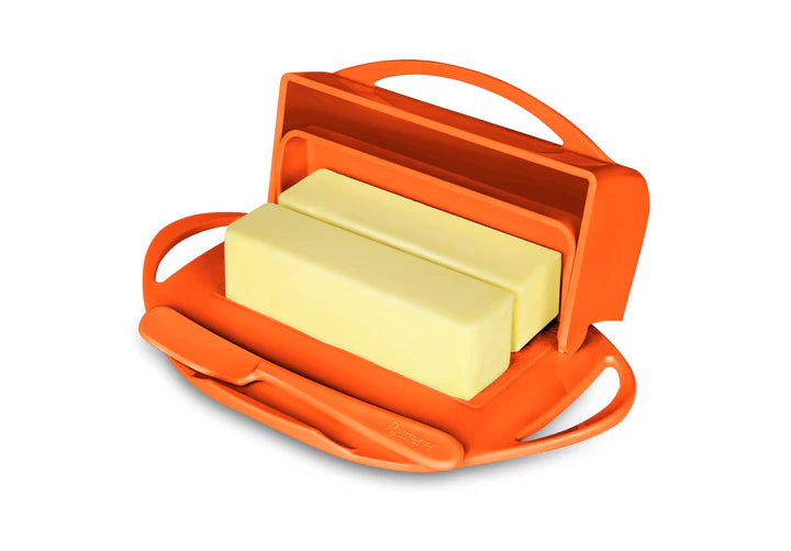 Butterie Butter Dish with attached Flip-Top Lid