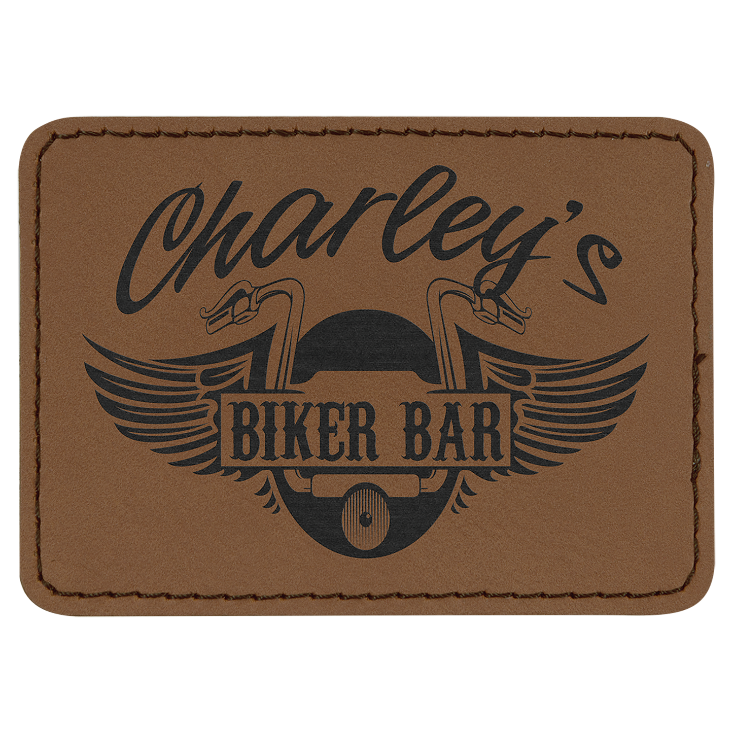 Richardson 112 Snap-back Truckers Hat with Custom Laser Engraved Rectangle Leatherette Patch - Upload Your Logo, Brand, or Image