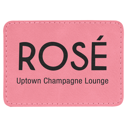 Richardson 112 Snap-back Truckers Hat with Custom Laser Engraved Rectangle Leatherette Patch - Upload Your Logo, Brand, or Image