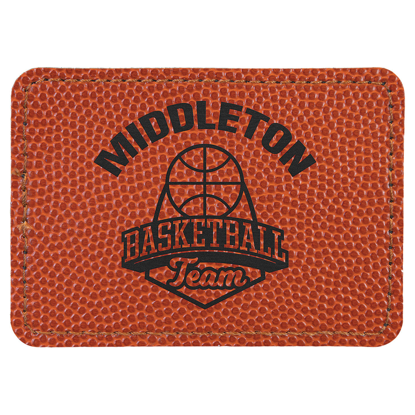 Richardson 112 Snap-back Truckers Hat with Custom Laser Engraved Rectangle Leatherette Patch - Upload Your Logo, Brand, or Image