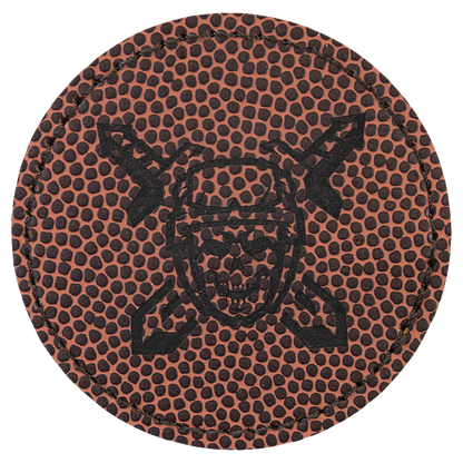 Richardson 112PFP Kryptek Series Snap-back Truckers Hat with Custom Laser Engraved Leatherette Patch - Upload Your Logo, Brand, or Image