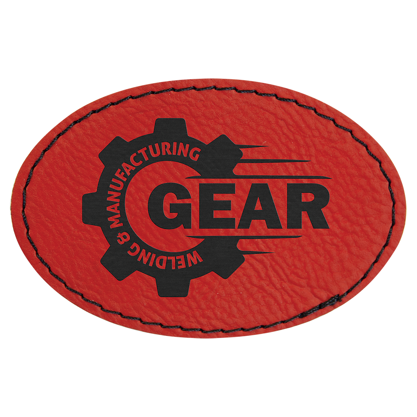 Richardson 112 Snap-back Truckers Hat with Custom Laser Engraved Oval Leatherette Patch - Upload Your Logo, Brand, or Image