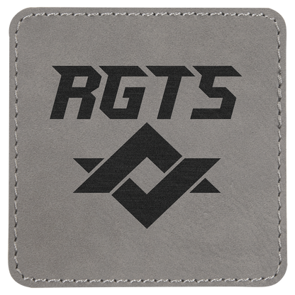 Richardson 112 Snap-back Truckers Hat with Custom Laser Engraved Square Leatherette Patch - Upload Your Logo, Brand, or Image