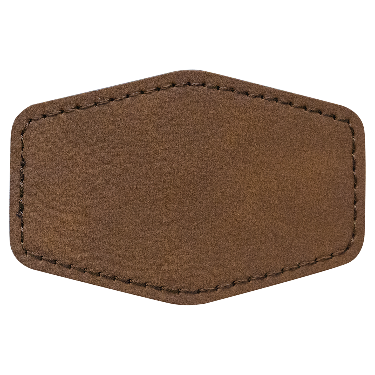Richardson 112 Snap-back Truckers Hat with Custom Laser Engraved Hexagon Leatherette Patch - Upload Your Logo, Brand, or Image