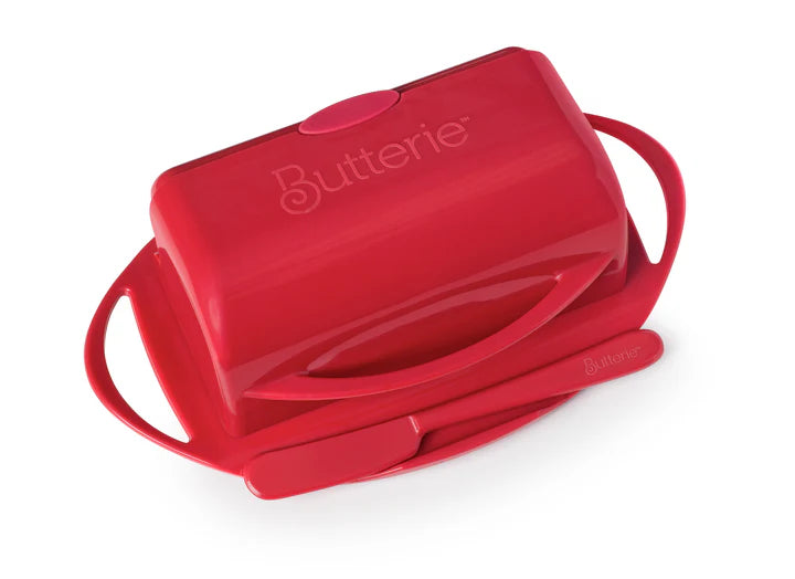 Butterie Butter Dish with attached Flip-Top Lid