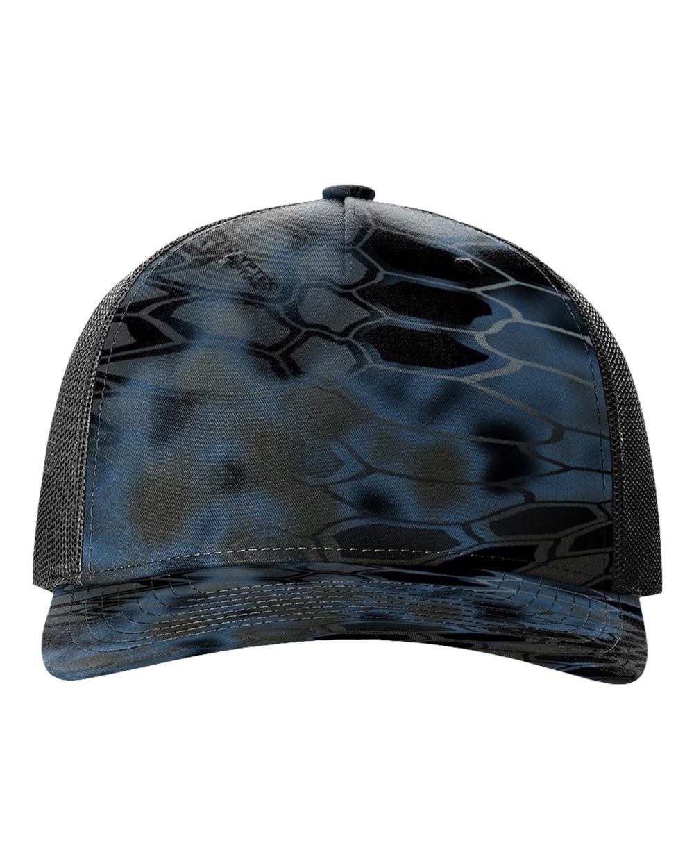 Richardson 112PFP Kryptek Series - Snap-back Truckers Hat - Custom Branded Laser Engraved Leatherette Patch