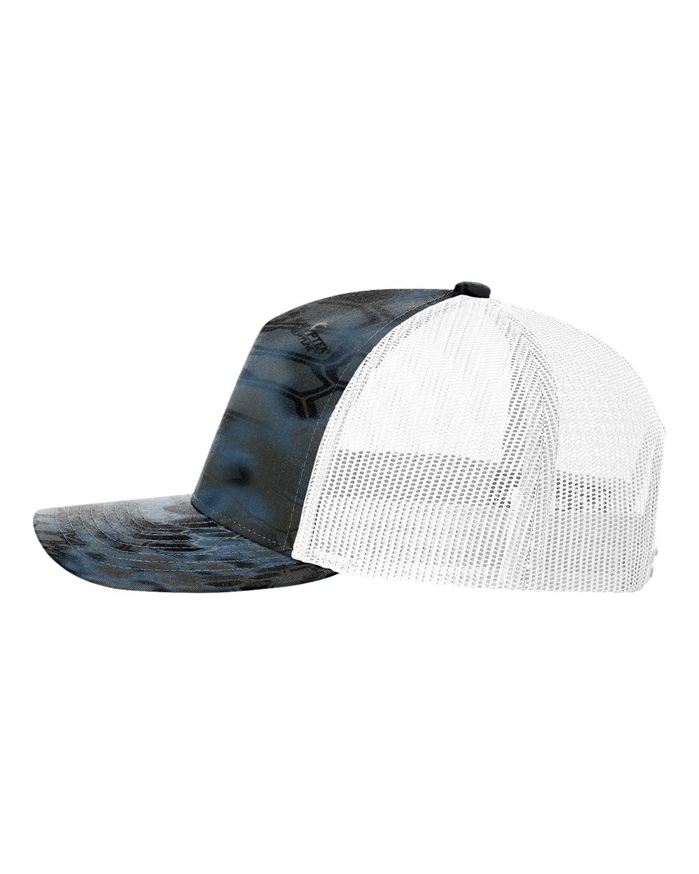 Richardson 112PFP Kryptek Series - Snap-back Truckers Hat - Custom Branded Laser Engraved Leatherette Patch