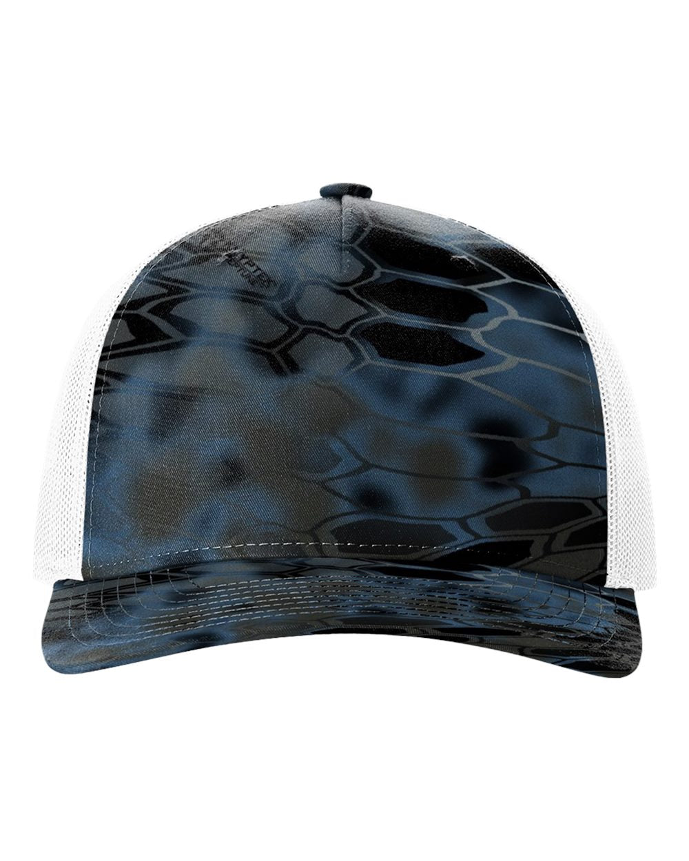Richardson 112PFP Kryptek Series - Snap-back Truckers Hat - Custom Branded Laser Engraved Leatherette Patch