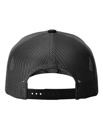 Richardson 112PFP Kryptek Series - Snap-back Truckers Hat - Custom Branded Laser Engraved Leatherette Patch