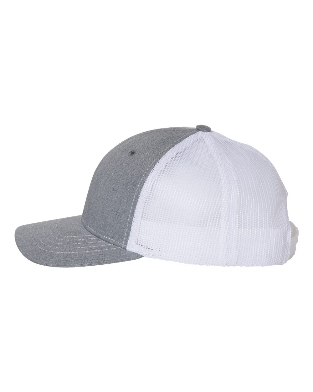 Richardson 112 Youth Snap-back Truckers Hat with Custom Branded Laser Engraved Leatherette Patch