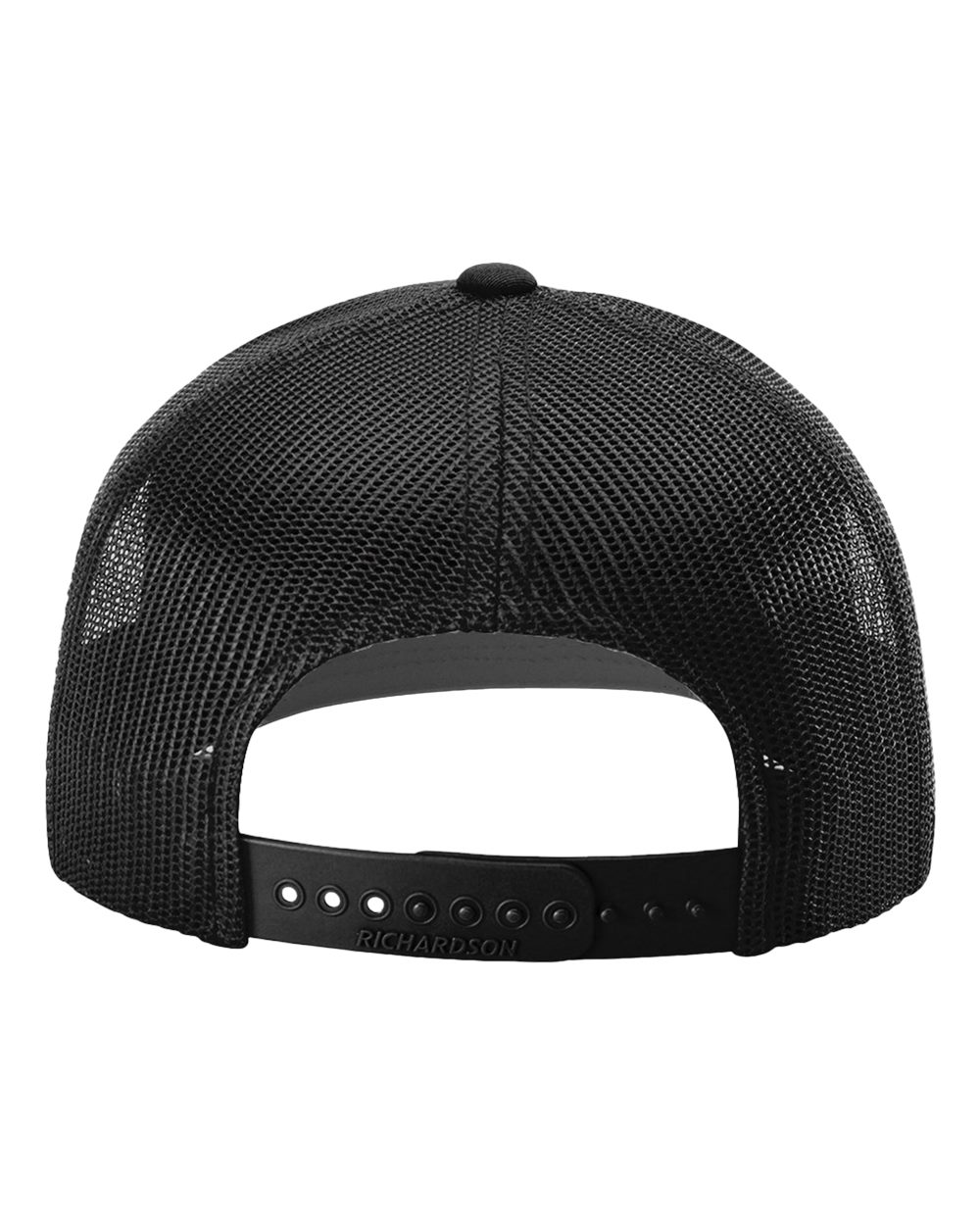 Richardson 112 Snap-back Truckers Hat with Custom Laser Engraved Rectangle Leatherette Patch - Upload Your Logo, Brand, or Image