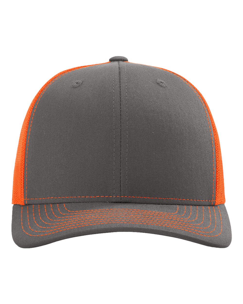 Richardson 112 Snap-back Truckers Hat with Custom Laser Engraved Rectangle Leatherette Patch - Upload Your Logo, Brand, or Image