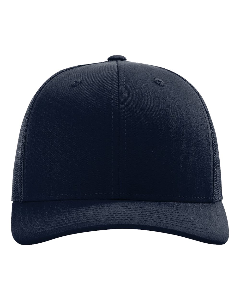 Richardson 112 Snap-back Truckers Hat with Custom Laser Engraved Rectangle Leatherette Patch - Upload Your Logo, Brand, or Image