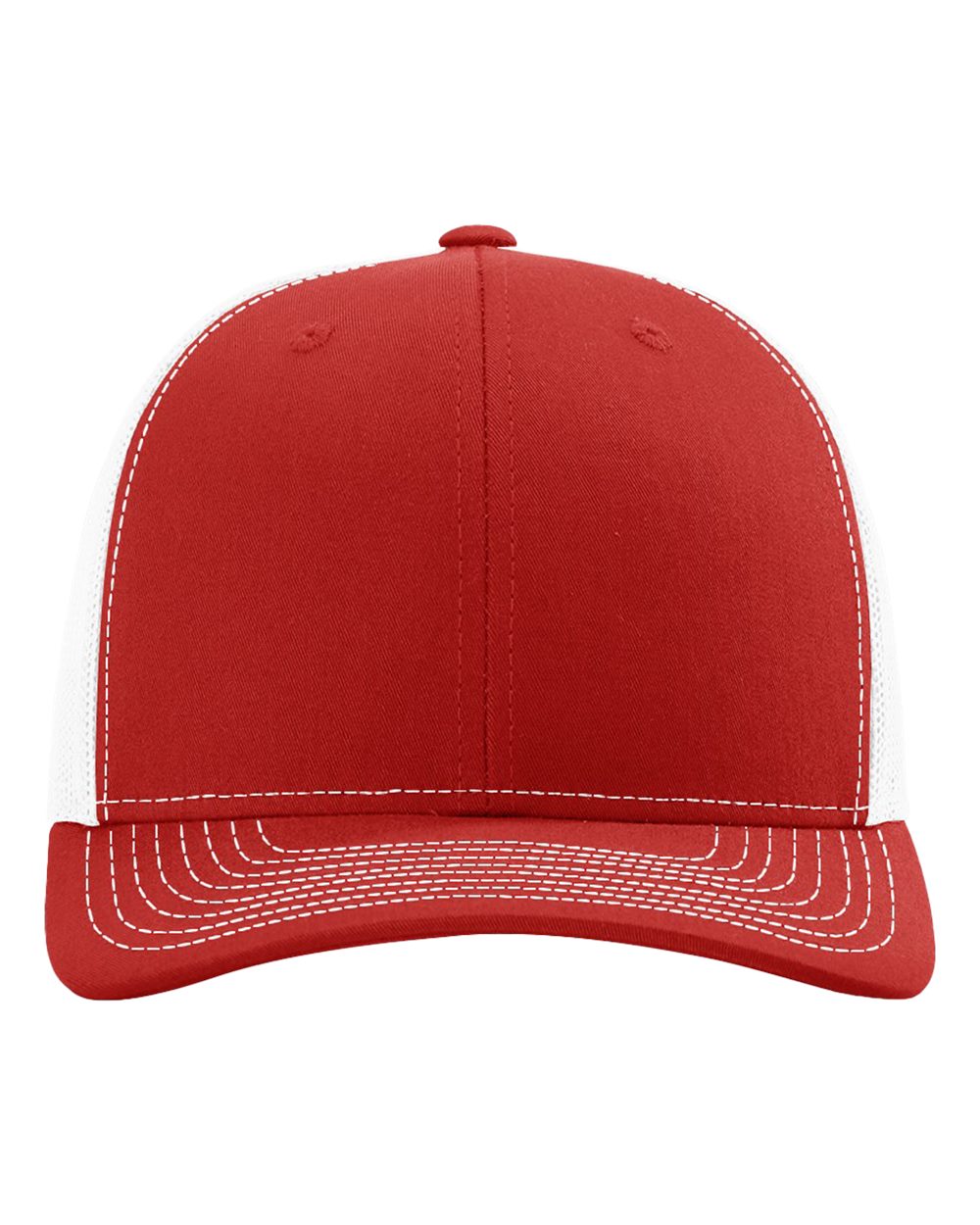 Richardson 112 Snap-back Truckers Hat with Custom Laser Engraved Rectangle Leatherette Patch - Upload Your Logo, Brand, or Image