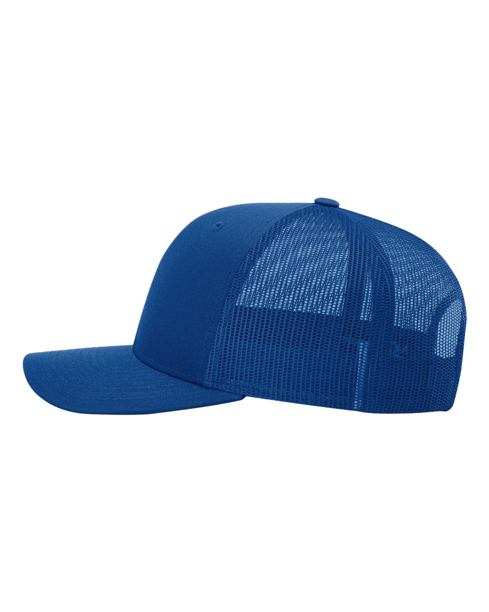 Richardson 112 Snap-back Truckers Hat with Custom Laser Engraved Rectangle Leatherette Patch - Upload Your Logo, Brand, or Image