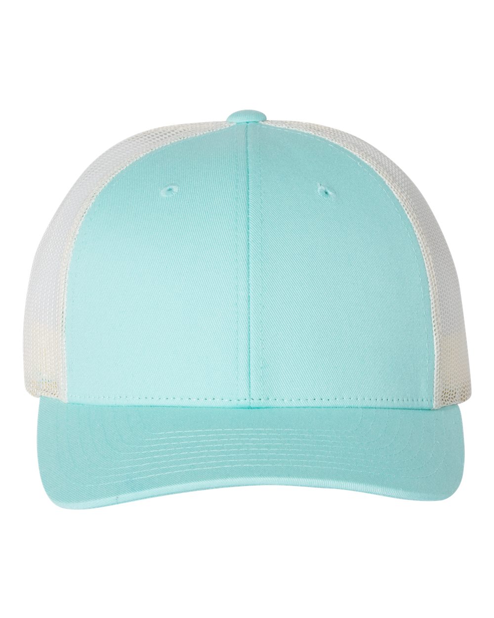 Richardson 115 Low Profile Snap-back Truckers Hat with Custom Branded Laser Engraved Leatherette Patch