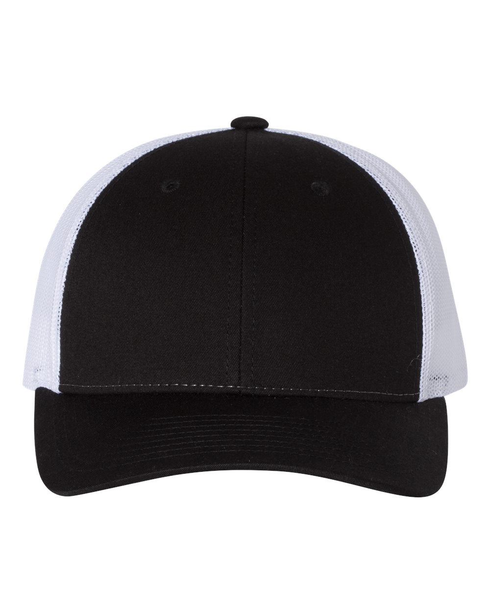 Richardson 115 Low Profile Snap-back Truckers Hat with Custom Branded Laser Engraved Leatherette Patch