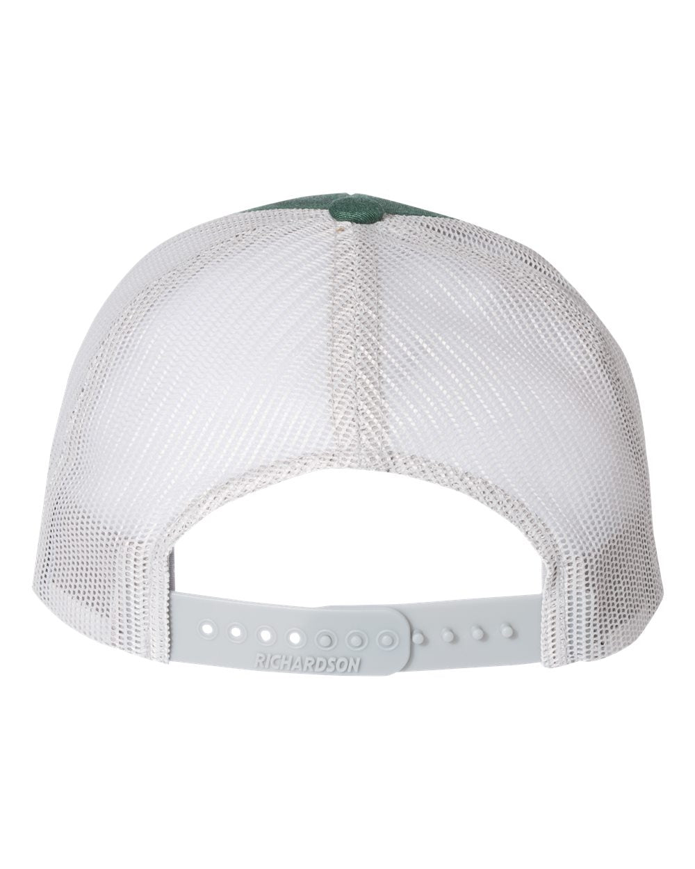Richardson 115 Low Profile Snap-back Truckers Hat with Custom Branded Laser Engraved Leatherette Patch