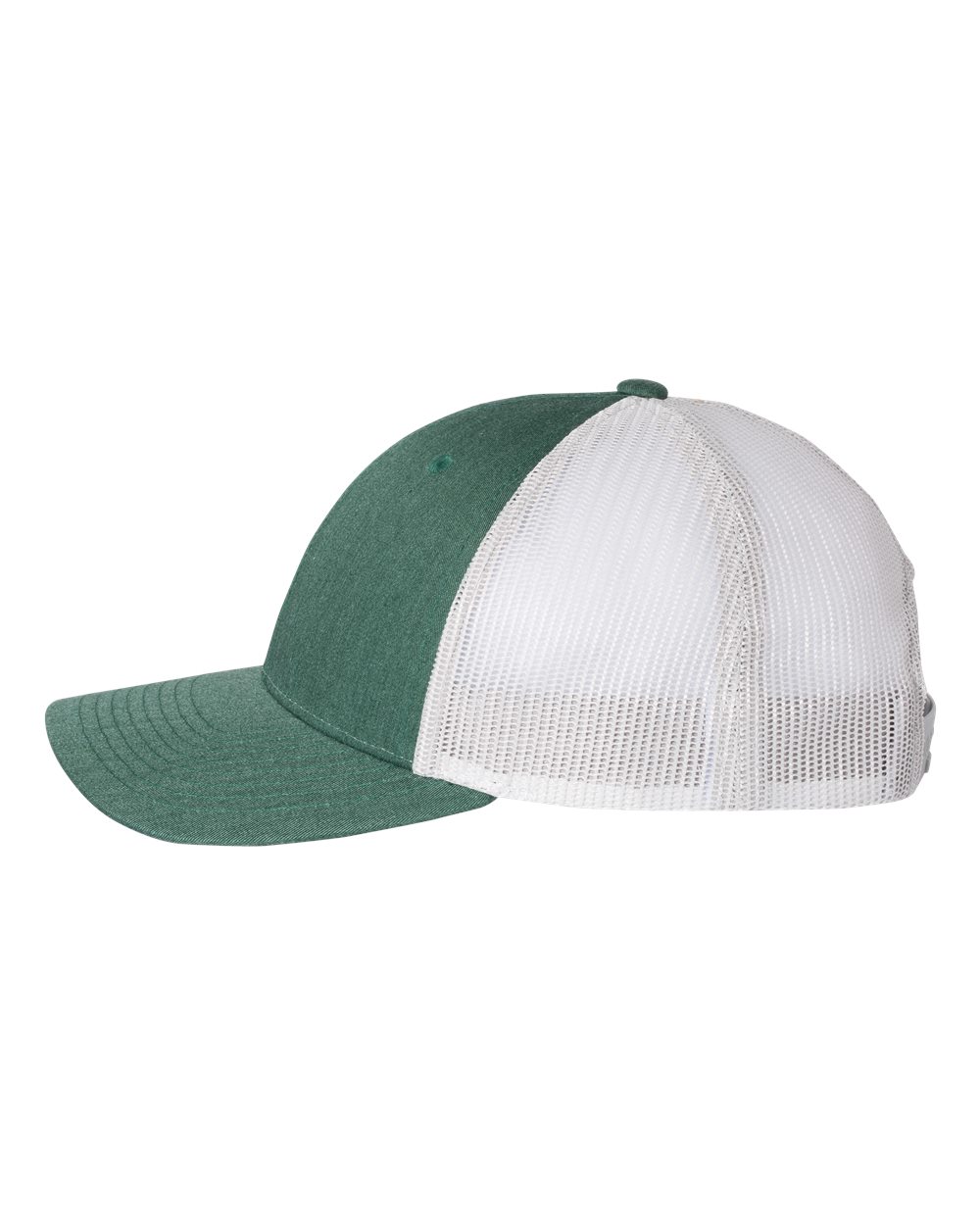 Richardson 115 Low Profile Snap-back Truckers Hat with Custom Branded Laser Engraved Leatherette Patch