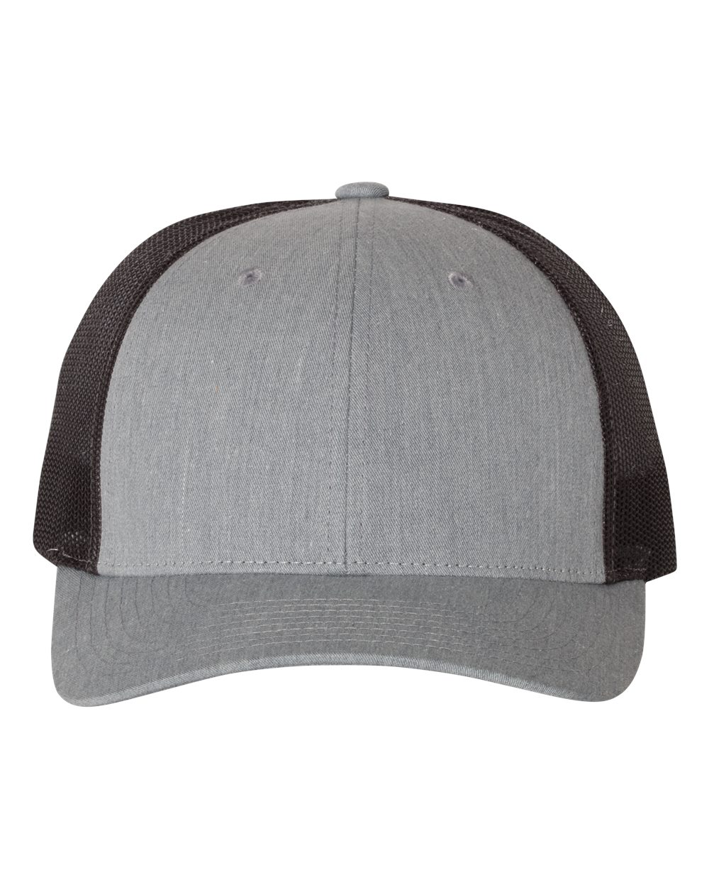 Richardson 115 Low Profile Snap-back Truckers Hat with Custom Branded Laser Engraved Leatherette Patch
