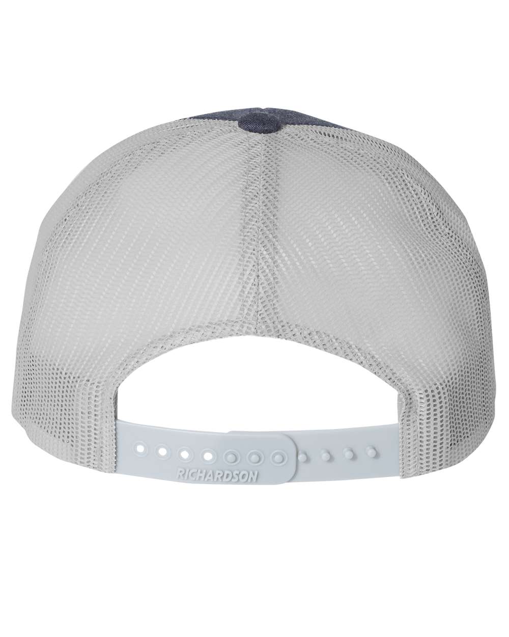 Richardson 115 Low Profile Snap-back Truckers Hat with Custom Branded Laser Engraved Leatherette Patch