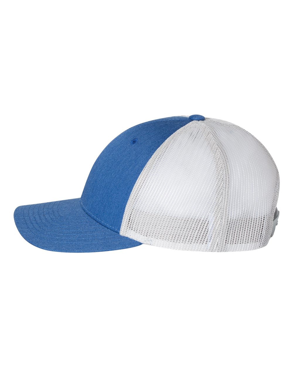 Richardson 115 Low Profile Snap-back Truckers Hat with Custom Branded Laser Engraved Leatherette Patch