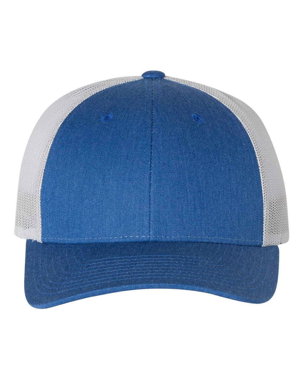 Richardson 115 Low Profile Snap-back Truckers Hat with Custom Branded Laser Engraved Leatherette Patch