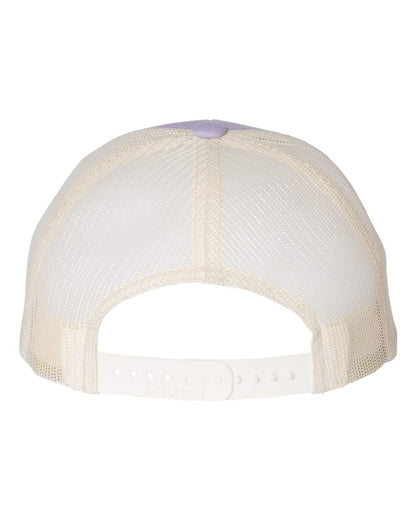 Richardson 115 Low Profile Snap-back Truckers Hat with Custom Branded Laser Engraved Leatherette Patch