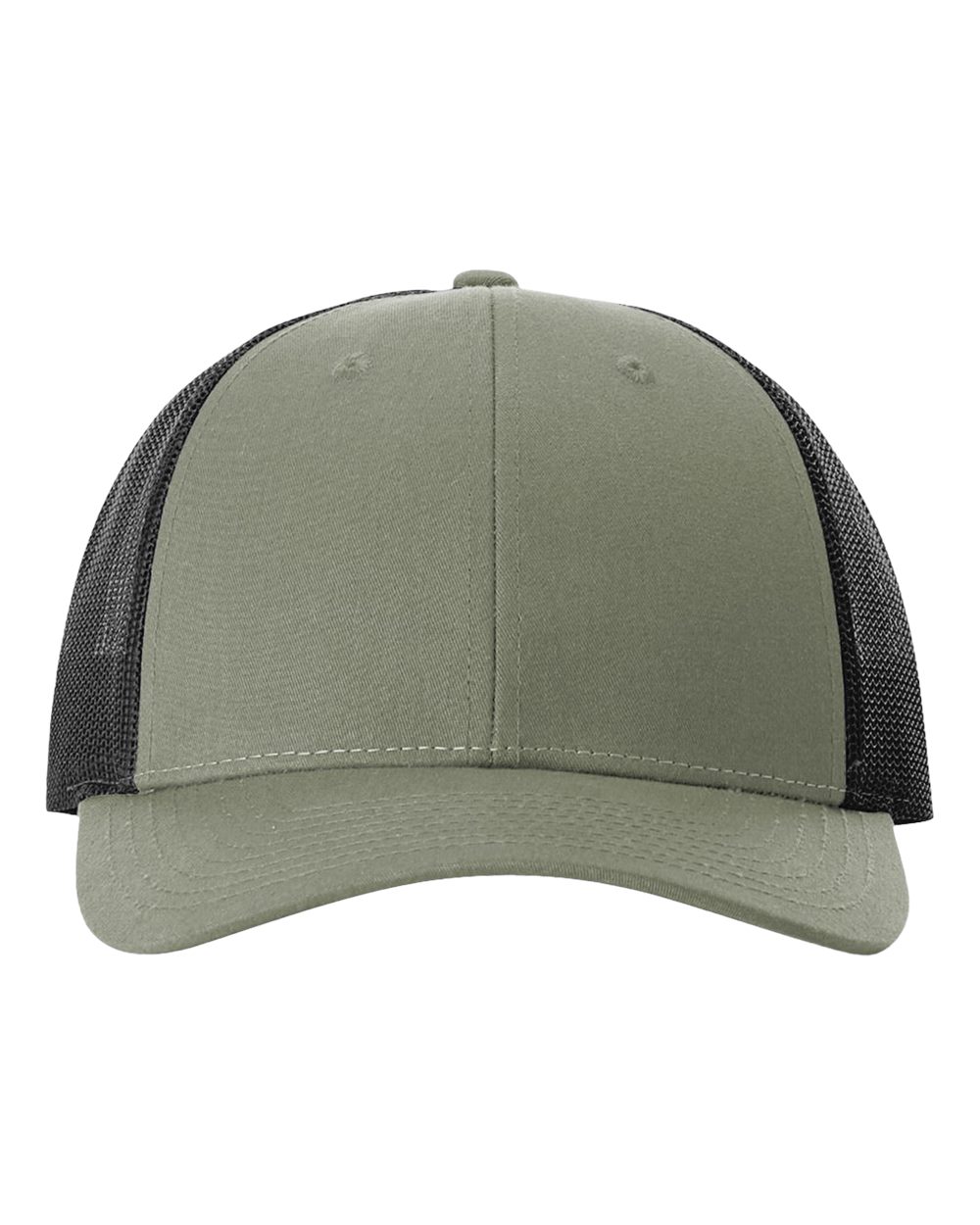 Richardson 115 Low Profile Snap-back Truckers Hat with Custom Branded Laser Engraved Leatherette Patch