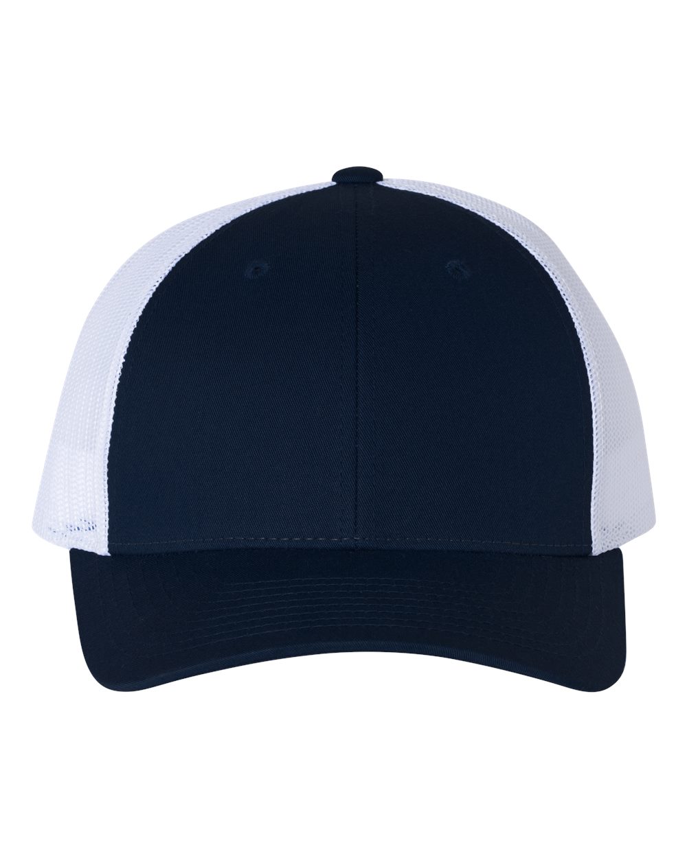Richardson 115 Low Profile Snap-back Truckers Hat with Custom Branded Laser Engraved Leatherette Patch