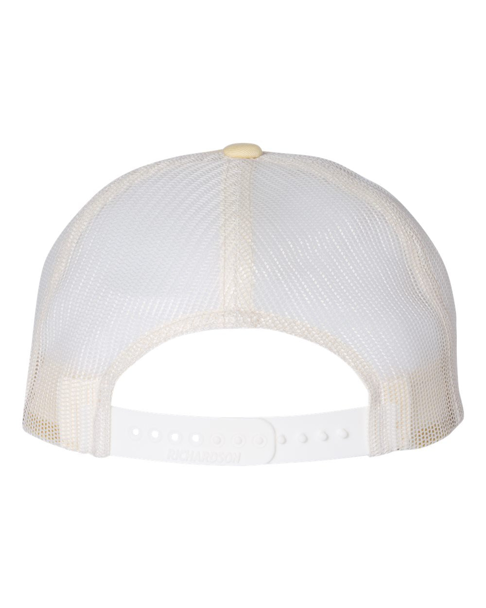 Richardson 115 Low Profile Snap-back Truckers Hat with Custom Branded Laser Engraved Leatherette Patch