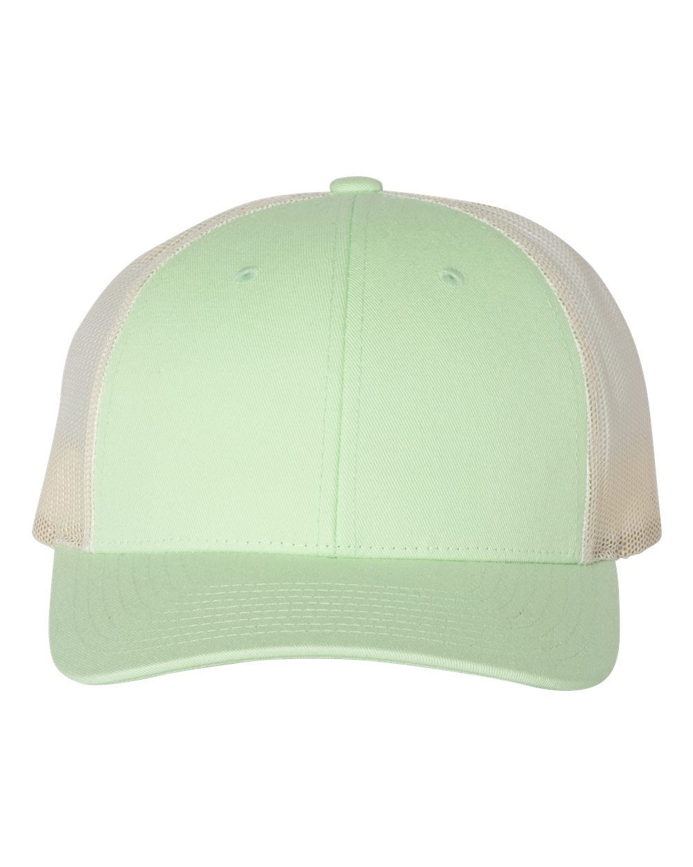 Richardson 115 Low Profile Snap-back Truckers Hat with Custom Branded Laser Engraved Leatherette Patch