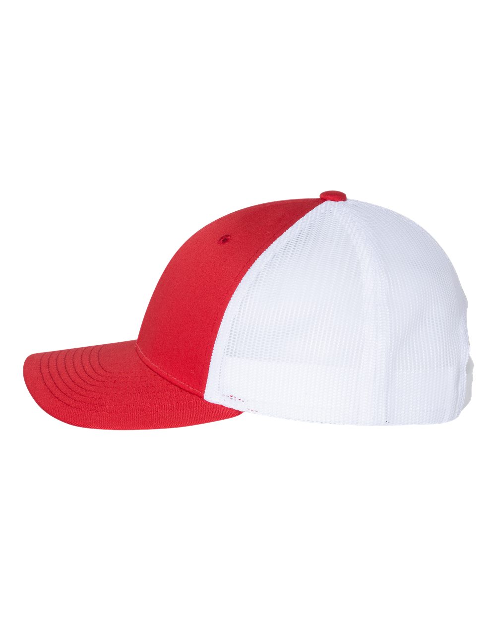Richardson 115 Low Profile Snap-back Truckers Hat with Custom Branded Laser Engraved Leatherette Patch