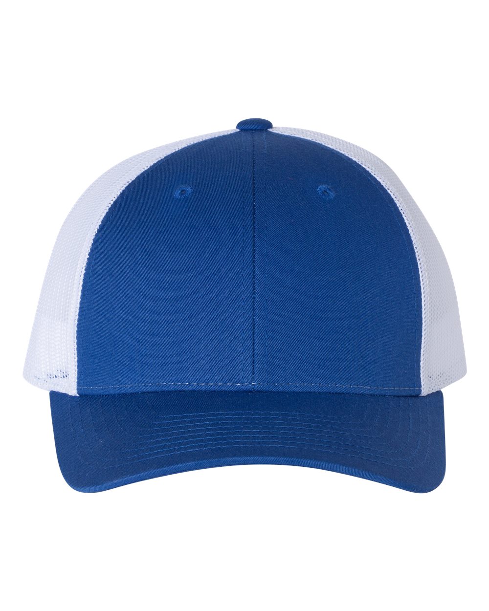 Richardson 115 Low Profile Snap-back Truckers Hat with Custom Branded Laser Engraved Leatherette Patch