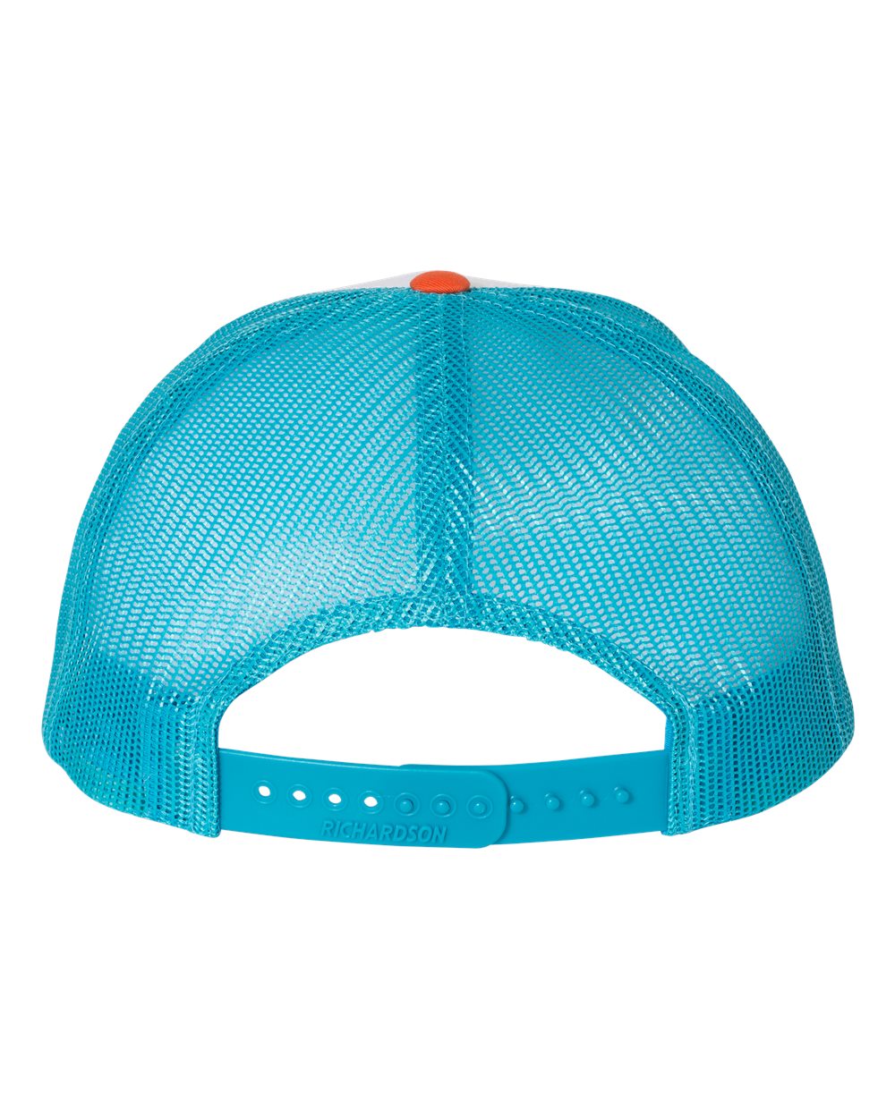 Richardson 115 Low Profile Snap-back Truckers Hat with Custom Branded Laser Engraved Leatherette Patch