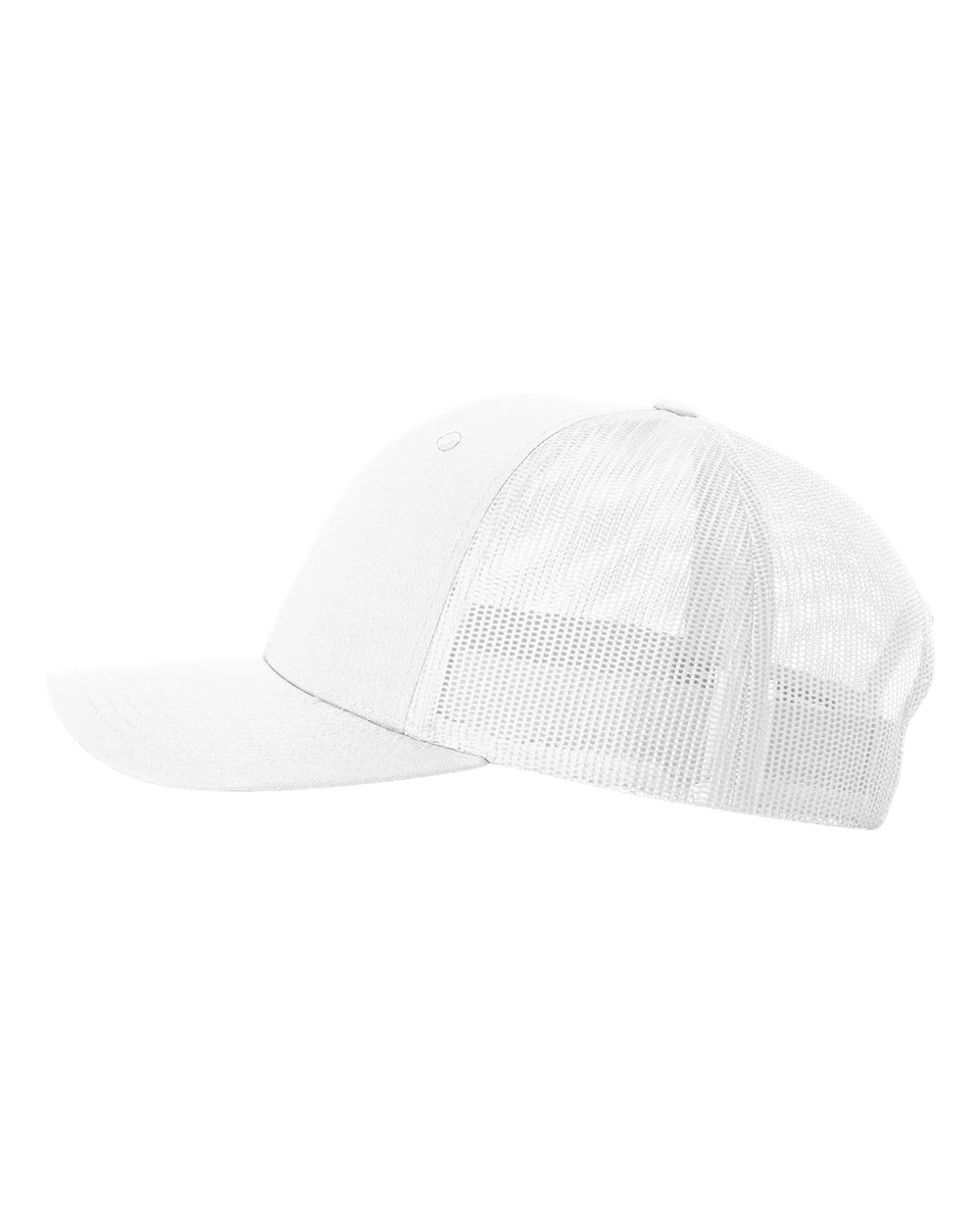 Richardson 115 Low Profile Snap-back Truckers Hat with Custom Branded Laser Engraved Leatherette Patch