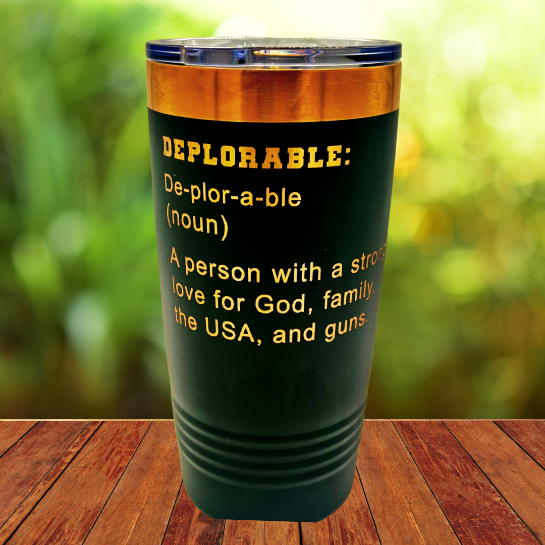 20oz Polar Camel Tumbler - Definition of Deplorable