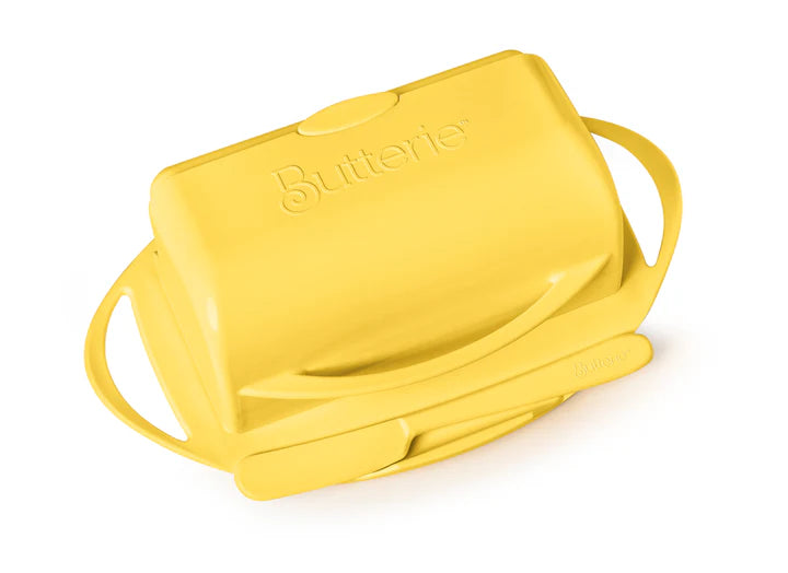 Butterie Butter Dish with attached Flip-Top Lid