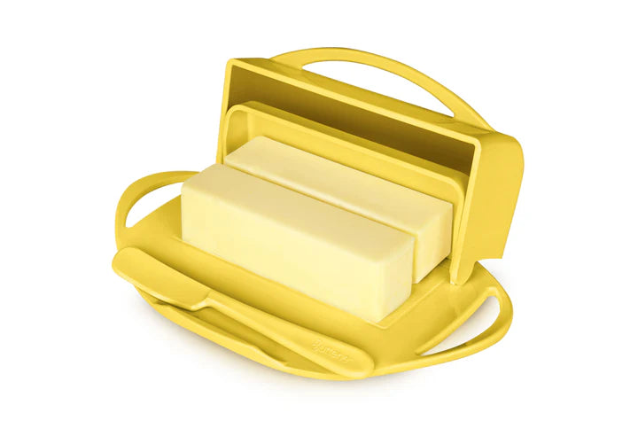 Butterie Butter Dish with attached Flip-Top Lid